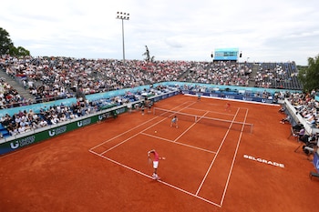 Novak Djokovic encabezó una exhibición