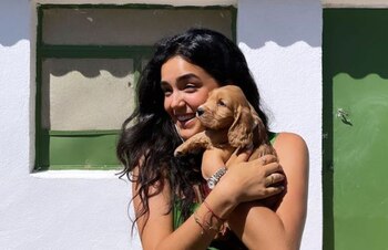 En la fotografía que compartió