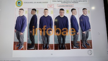 Luciano Pertossi, desde distintos ángulos.