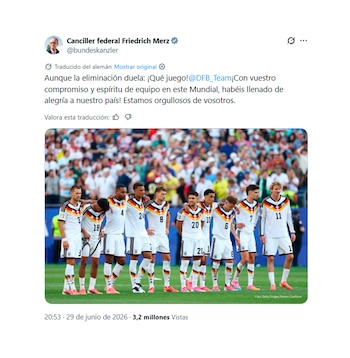 El mensaje del canciller Merz que dejó incrédulos a los hinchas alemanes tras la eliminación ante Paraguay