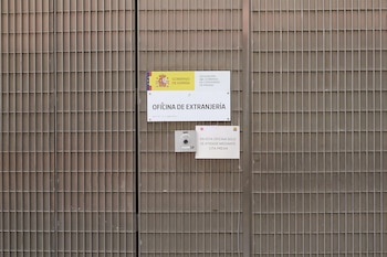 Oficina de extranjería. (Europa Press)