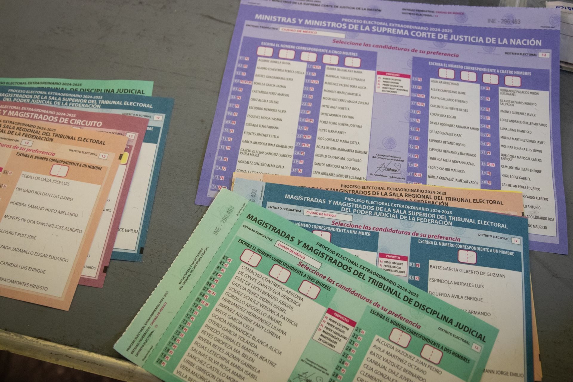 Las “boletas planchadas” son papeletas encontradas en las urnas sin marcas de doblez, una anomalía que ha generado dudas. sobre la certeza del voto.
FOTO: ANDREA MURCIA /CUARTOSCURO.COM