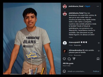 Rafael jugaba al futsal en