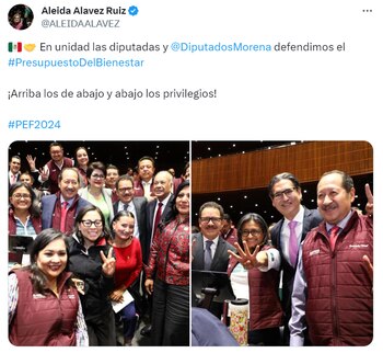 Los morenistas celebraron la aprobación