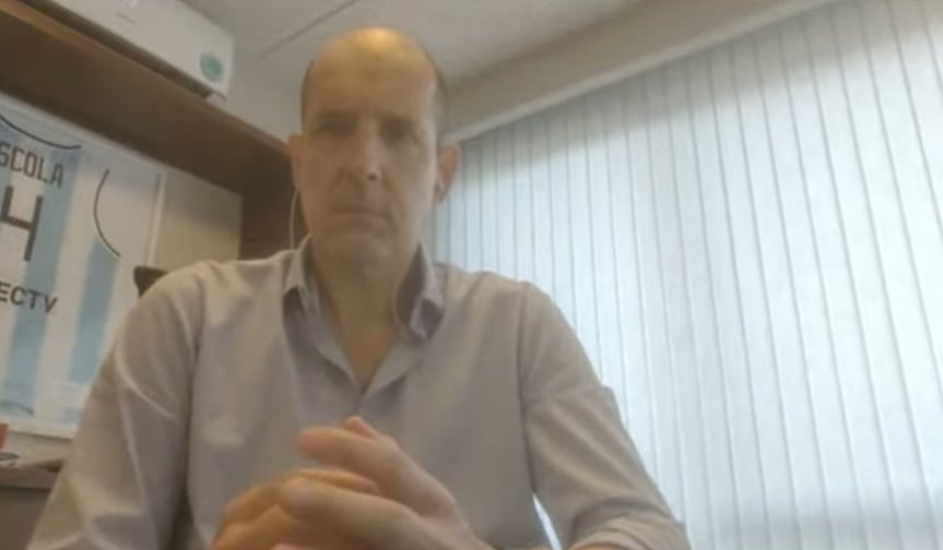 Captura – ZOOM JUAN CANTARELLA, presidente ejecutivo de la Asociación de Fábricas Argentinas de Componentes – Infobae en Vivo