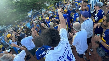 Boca tiñó Nashville de azul