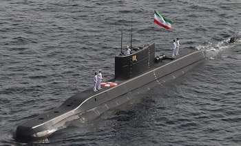 El submarino Iris Fateh, de
