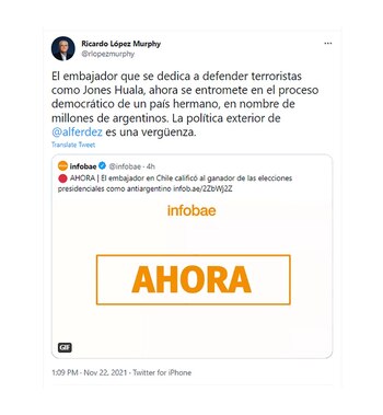 "Se entromete en el proceso