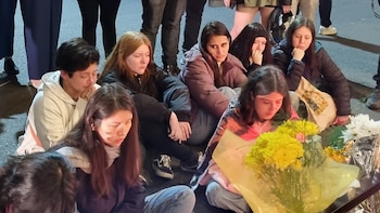 Los fans llegaron al poco