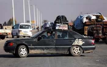 Ciudadanos desplazados en medio de