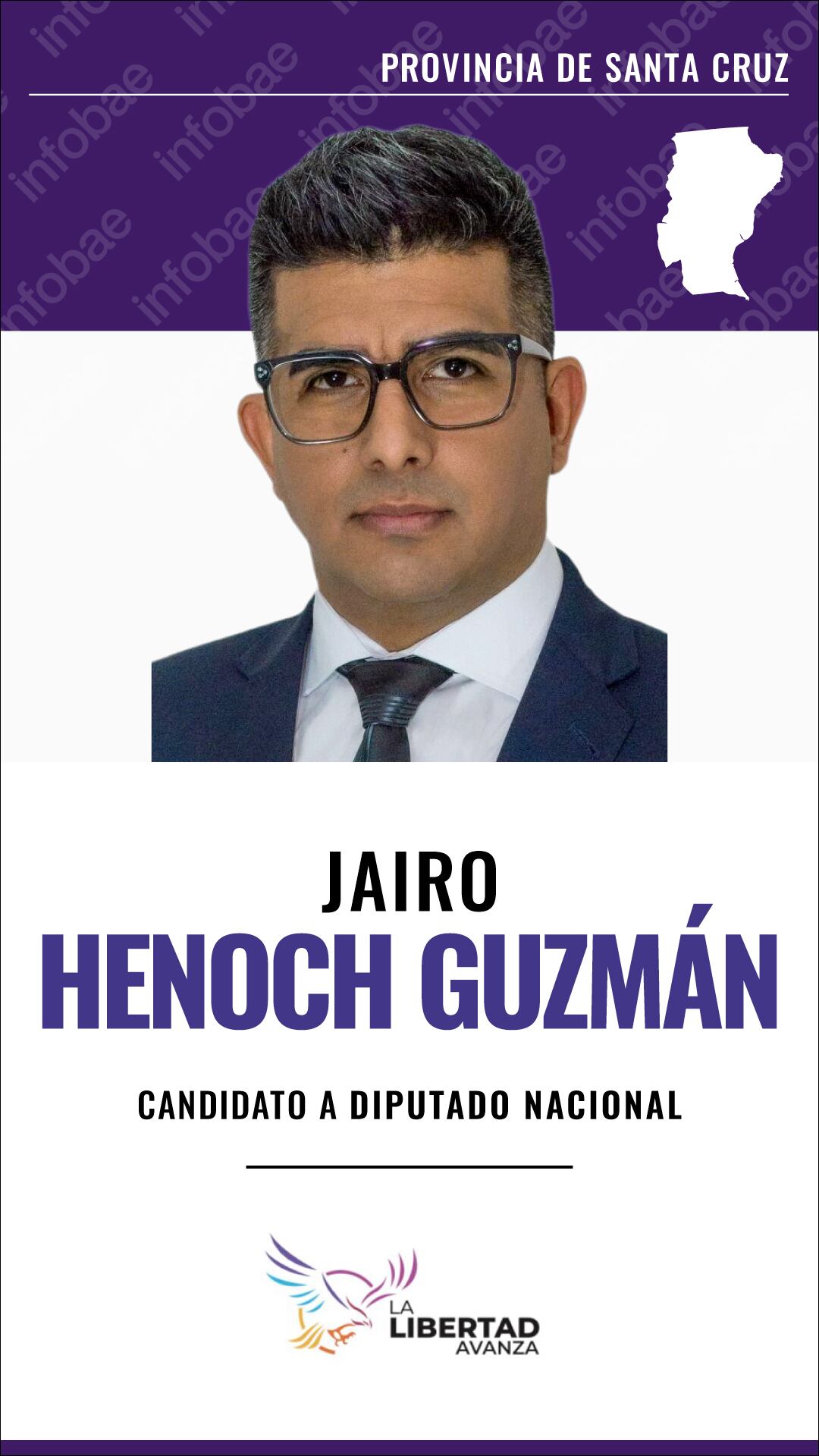 Jairo Guzmán, gerente operativo del PAMI en Santa Cruz y candidato a diputado nacional por LLA