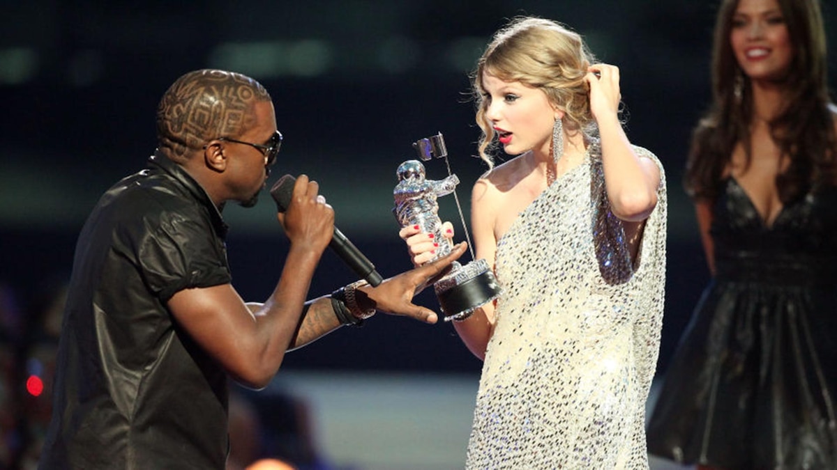 A 15 años del polémico incidente entre Kanye West y Taylor Swift en los MTV VMA's - Infobae