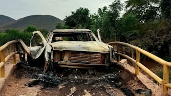 Los cuerpos de dos personas