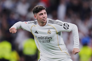 Federico Valverde, capitán del Real Madrid. (AP Foto/Manu Fernández)