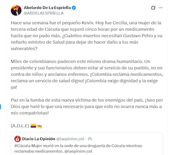 Abelardo de la Espriella usó