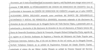 Extracto del documento con