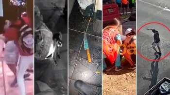 La violencia entró en una