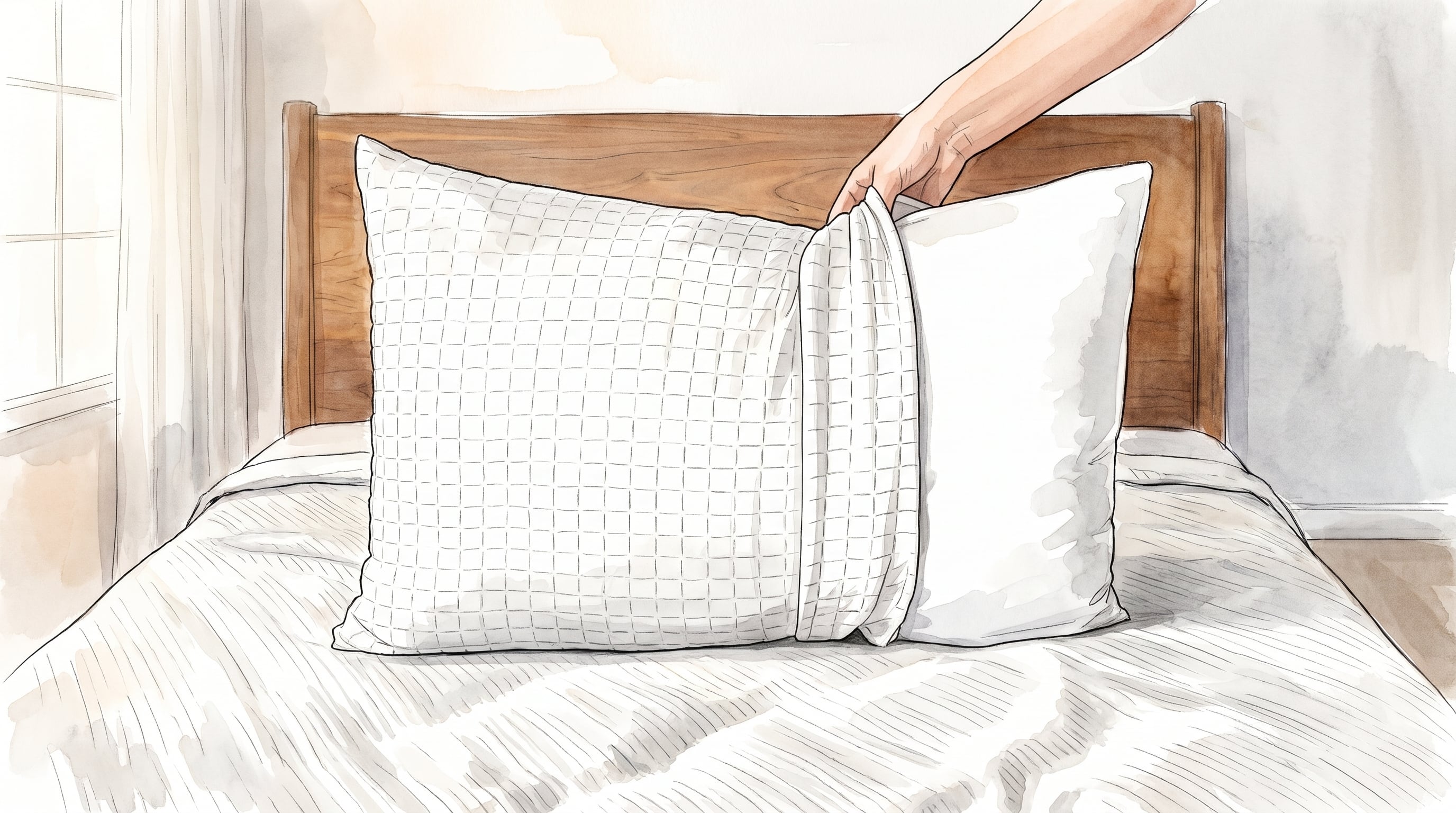 Funda o protector de almohada: qué cambia y cuándo conviene combinarlos