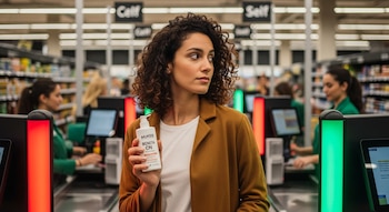 cajas de autopago - supermercados - cajeros - tecnología - 28 de abril