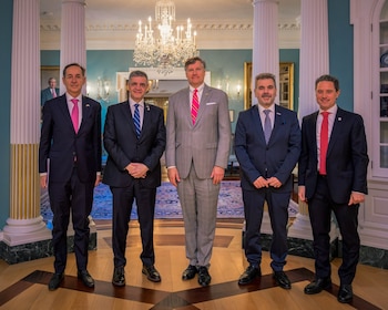 Jorge Macri se reunió con Christopher Landau - CABA EEUU