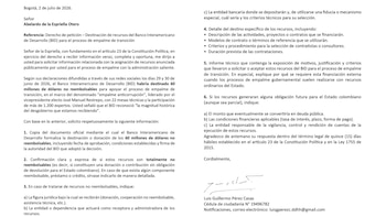 Un derecho de petición presentado por el abogado Juan Guillermo Pérez busca que el nuevo gobierno entregue todos los documentos que respalden la anunciada financiación del BID - crédito @LuisGPerezCasas/X