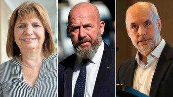 Patricia Bullrich, Waldo Wolff y Horacio Rodríguez Larreta