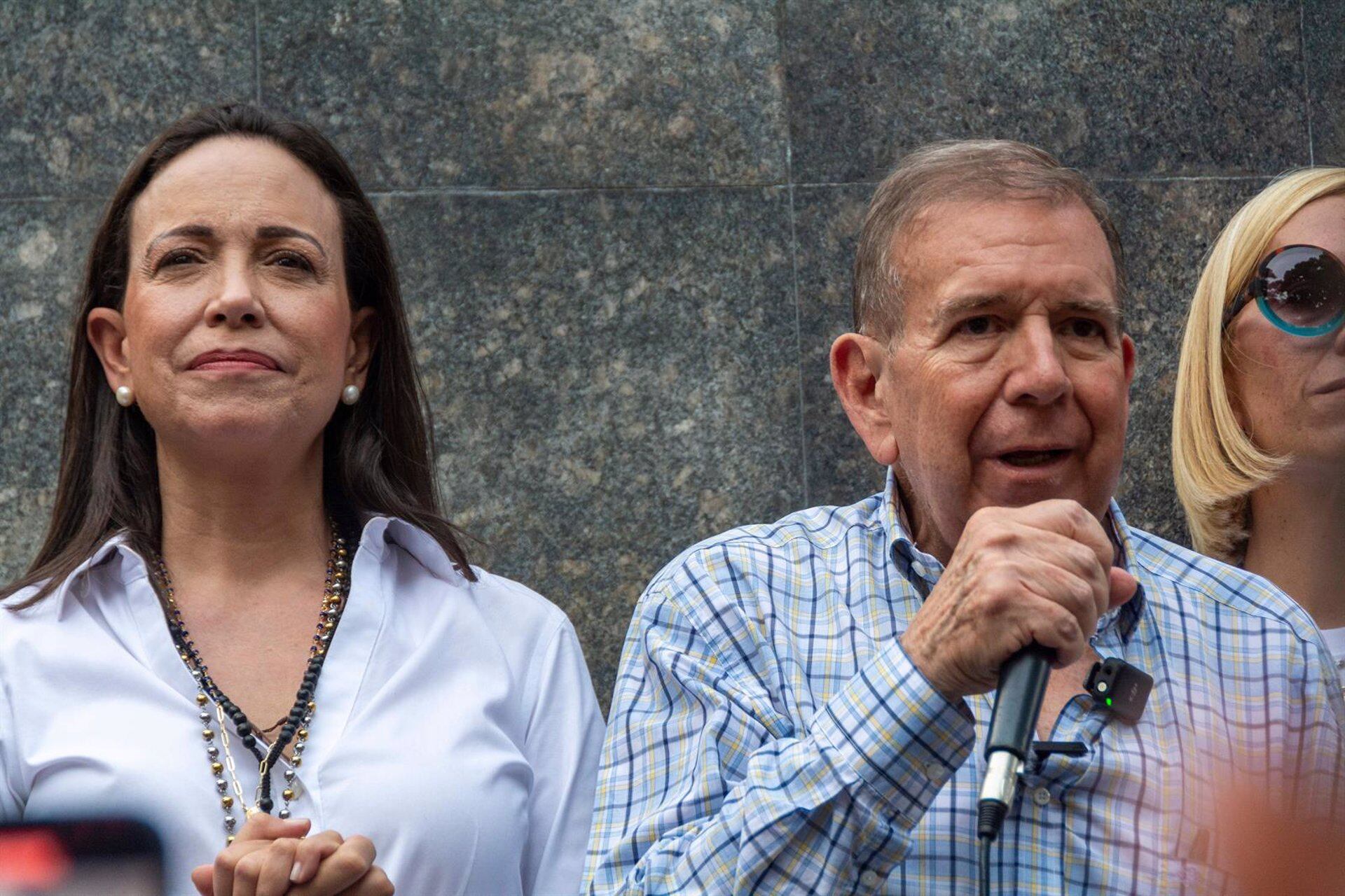 María Corina Machado y Edmundo González Urrutia encabezan la causa de la libertad en Venezuela (Europa Press/Contacto/Jimmy Villalta)