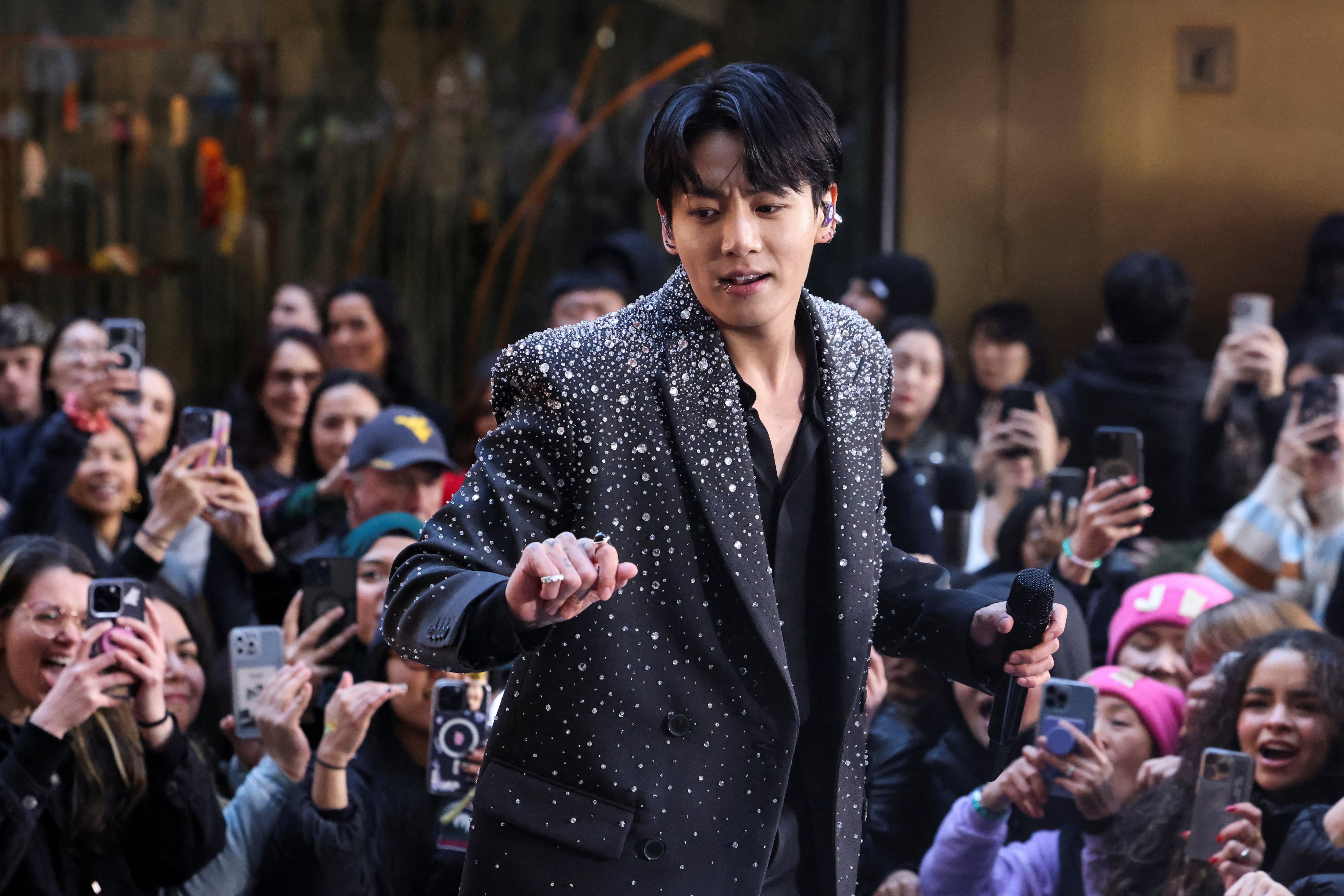 Jungkook recibió ofertas de por lo menos siete agencias antes de entrar a Big Hit (REUTERS/Caitlin Ochs)