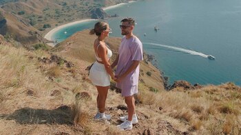 Nicolás Tagliafico y Carolina Calvagni