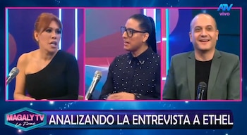 ¿El encuentro televisivo más esperado? Magaly Medina reacciona a la posibilidad de sentar a Gisela Valcárcel en su programa. Captura: Magaly TV La Firme.
