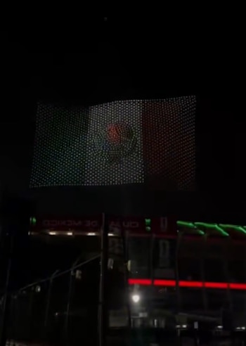 La FIFA organizó un show de drones antes de la inauguración del Mundial 2026.