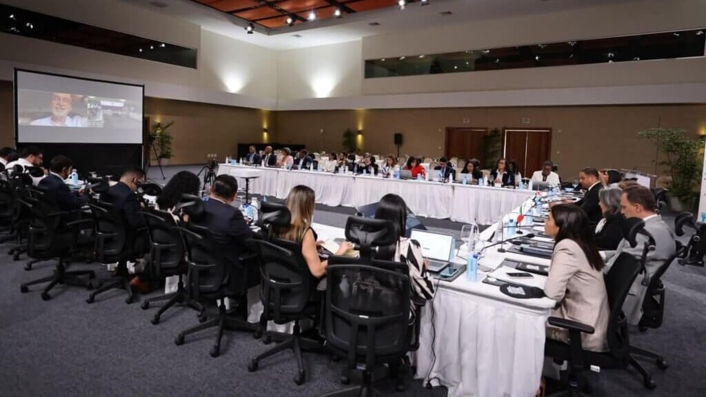 El magistrado, presidente de la Segunda Sala de la Suprema Corte de Justicia, defendió un esquema centrado en la dignidad humana, la reparación del daño y la reintegración comunitaria de jóvenes (Foto cortesía Poder Judicial)