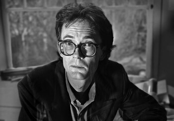 Una imagen de juventud del escritor de ciencia ficción William Gibson