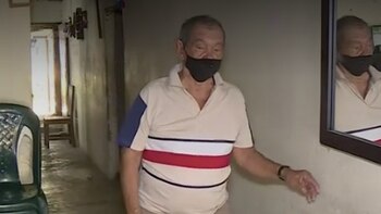 Se trata de Ángel María Solano, de 82 años, quien hace cuatro meses se encuentra legalmente muerto. Foto: Captura Noticias Caracol