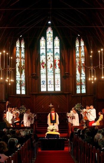 Iglesia de Santa María en Auckland (EFE)