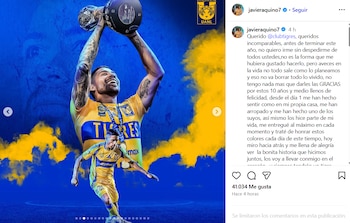 Una publicación cargada de agradecimientos