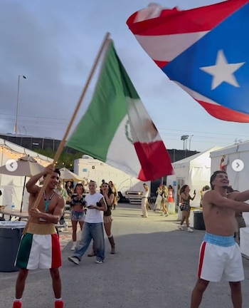 El mexicano estuvo acompañado del