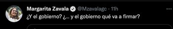 Margarita Zavala pidió al gobierno