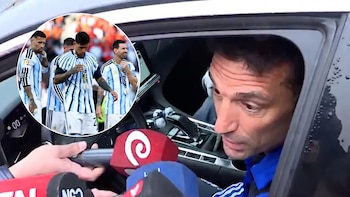 La reacción de Scaloni cuando le preguntaron si hubo “conflictos internos” en la selección argentina durante el Mundial