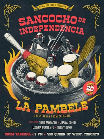 El concierto de este lunes en el Drom Taberna tiene un significado adicional: se enmarca en la celebración del Día de la Independencia de Colombia y funciona como la fiesta de cierre oficial del Sunfest.