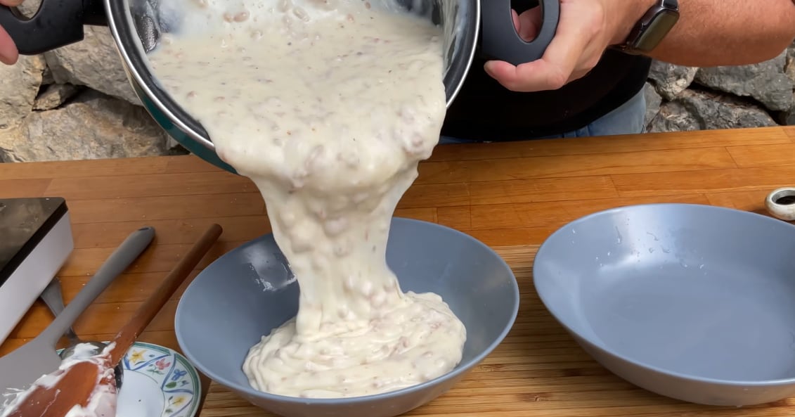 Relleno de las croquetas. (Youtube: Guille Rodríguez)
