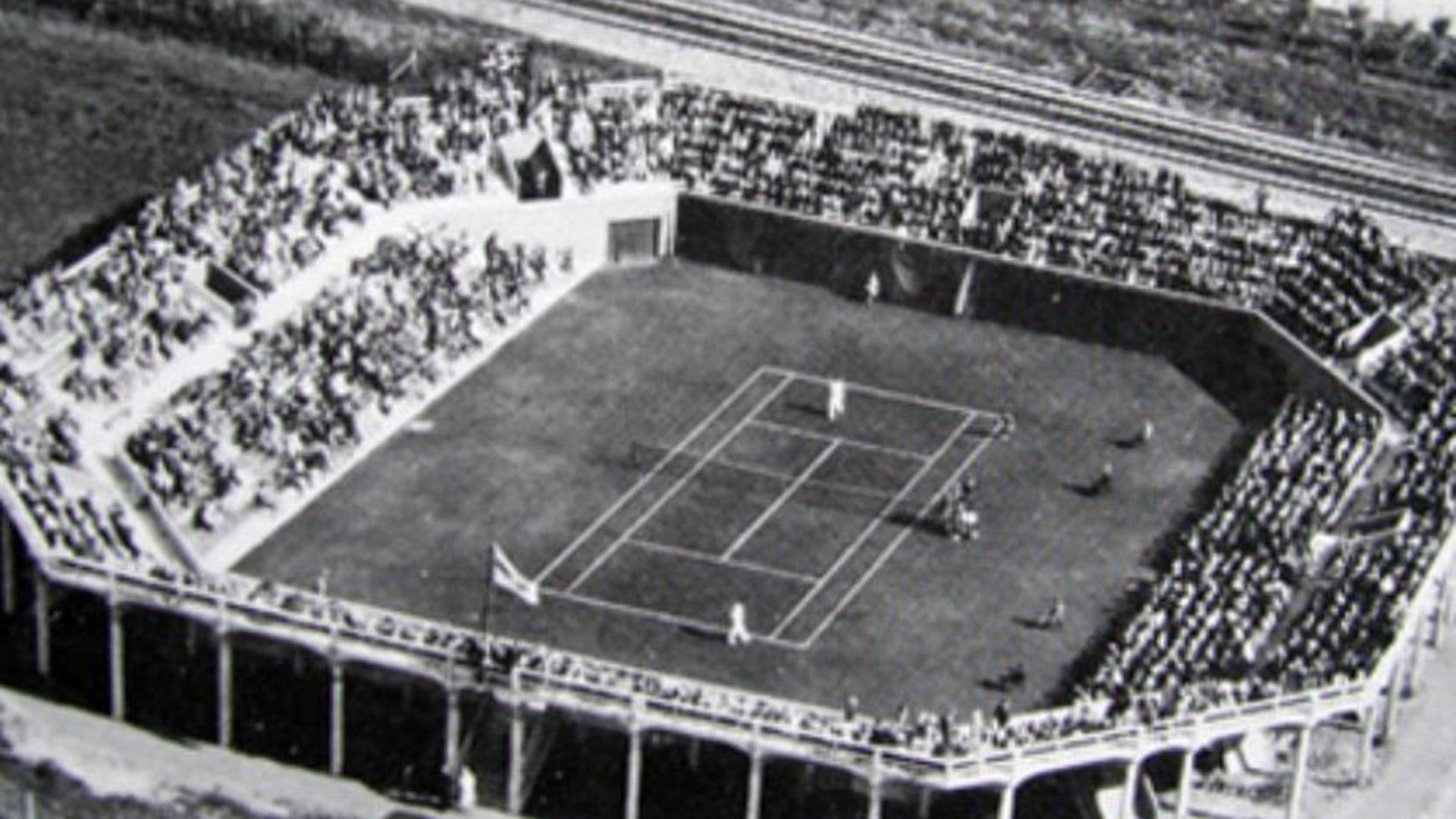 El Buenos Aires Lawn Tennis Club en 1927, durante el Campeonato del Río de la Plata (Fuente: BALTC)