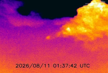 El monitoreo del volcán Puracé detectó tremor continuo y eventos de largo periodo bajo el cráter, a menos de un kilómetro de profundidad - crédito SGC / X