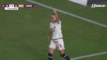Golazo de Sofía Oxandabarat al ángulo en Universitario vs Sporting Cristal por final vuelta de Liga Femenina 2026