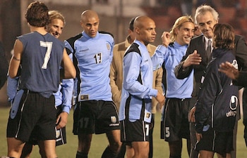 Jorge Fossati con la selección