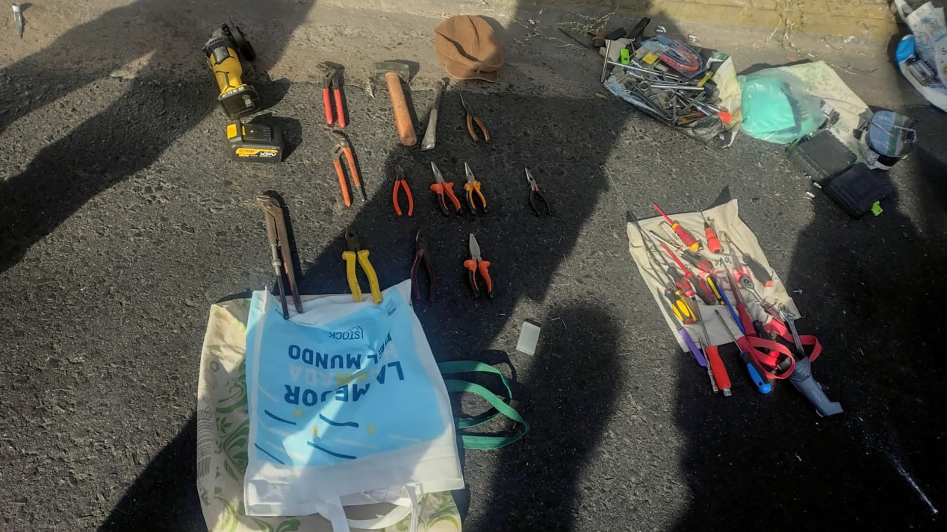 Los elementos secuestrados