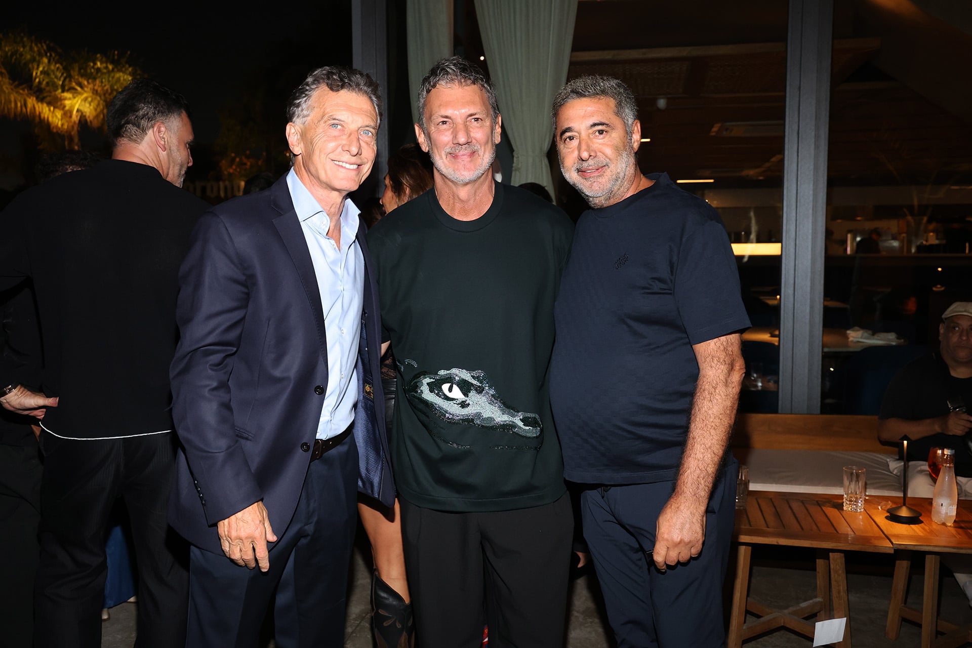Mauricio Macri, Leo Mateu y Daniel Angelici