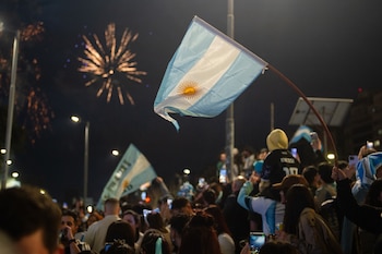 Festejos Argentina Inglaterra en el Mundial 2026 - Obelisco
