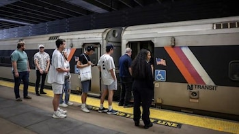 Todos los aficionados que viajen en tren hacia el MetLife Stadium deberán pasar por esta estación para completar el proceso de verificación.