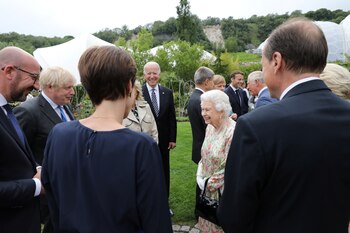 Boris Johnson, Biden, el presidente